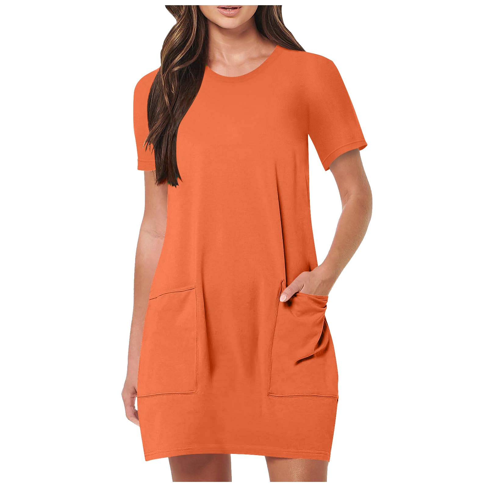 thumbnail image 1 of Vestido deportivo sin mangas para mujer, para tenis: bolsillos integrados, cuello en U, mezcla de poliéster, tallas S-XXL., 1 of 2